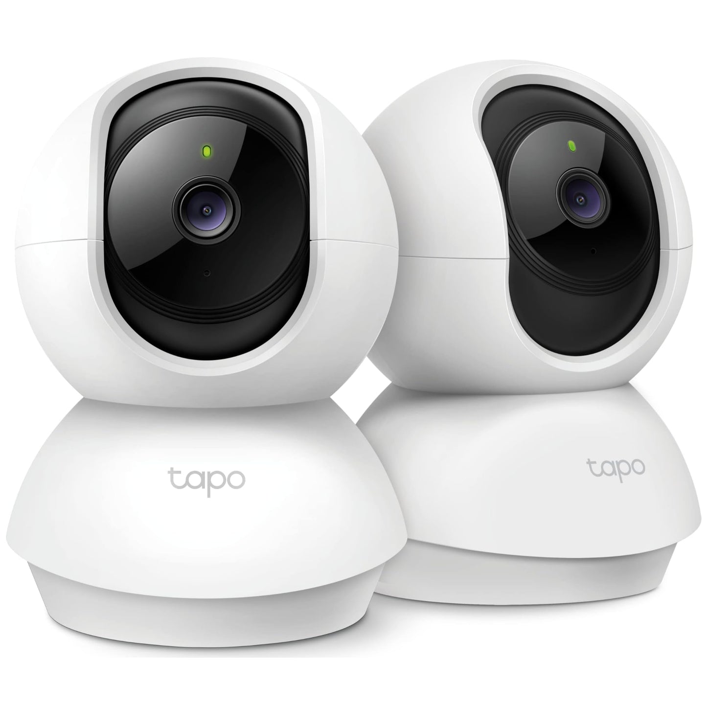 Tapo 2K Indoor Pan/Tilt Wired Security Camera - Works as a Baby Monitor & Pet Camera, Motion Detection, 2-Way Audio, Siren, Night Vision, Subscription-Free Local Storage or Optional Cloud, Black, C211