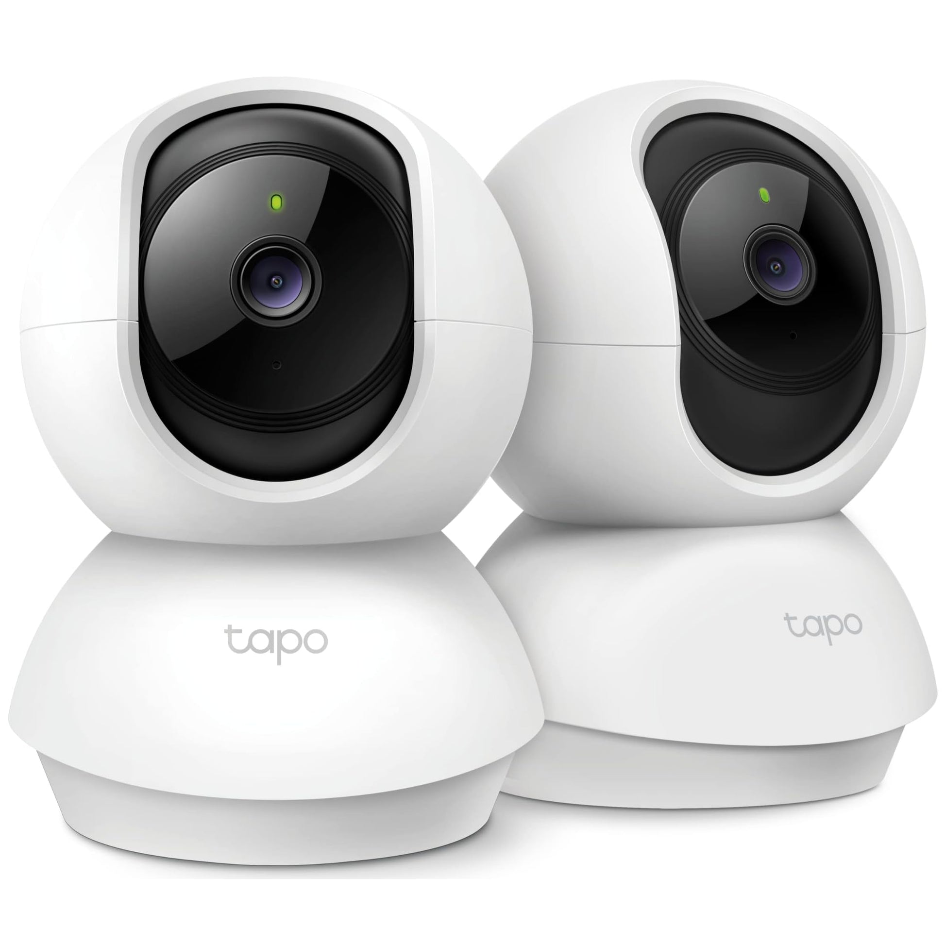 Tapo 2K Indoor Pan/Tilt Wired Security Camera - Works as a Baby Monitor & Pet Camera, Motion Detection, 2-Way Audio, Siren, Night Vision, Subscription-Free Local Storage or Optional Cloud, Black, C211