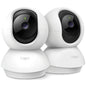 Tapo 2K Indoor Pan/Tilt Wired Security Camera - Works as a Baby Monitor & Pet Camera, Motion Detection, 2-Way Audio, Siren, Night Vision, Subscription-Free Local Storage or Optional Cloud, Black, C211