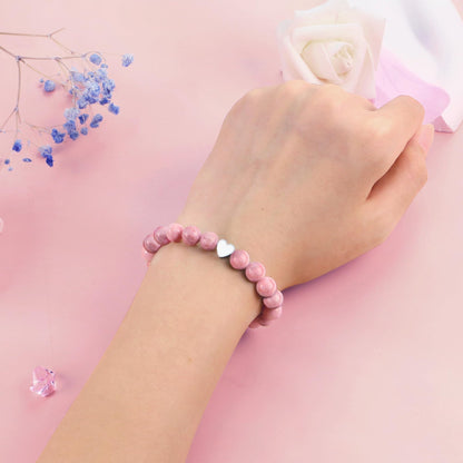 Sereney 5 Jahre altes Mädchen Geburtstagsgeschenkideen, verstellbares rosa-weißes Perlenarmband als Fünf-Jahres-5-Jahre-altes 5. Geburtstagsgeschenk für Teenager-Mädchen, Tochter, Nichte, Enkelin