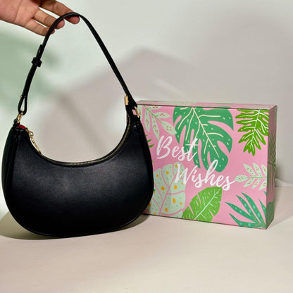 Barabum Kleine Umhängetasche für Damen, halbmondförmige Geldbörse, Y2K Trend Clutch Handtaschen