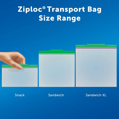 Bolsas Ziploc para sándwiches para frescura en movimiento, tecnología Grip 'n Seal para un agarre, apertura y cierre más fáciles, 90 unidades