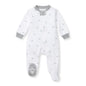 Burt's Bees Baby Boys Sleep and Play Pajamas, 100% Organic Cotton, One-piece PJs, Diagonal Zip Up Loose Fit Footie