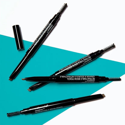 wet n wild Ultimate Eyebrow Retractable Definer Pencil, doppelseitig, feine Spitze, formt, definiert, füllt Augenbrauen aus - Dark Brown