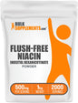 BulkSupplements.com Flush Free Niacin Powder - as Inositol Hexanicotinate, Vitamin B3 Supplement, Niacin 500mg Flush Free - Gluten Free, 500mg of per Serving, 5kg (11 lbs) (Pack of 5)