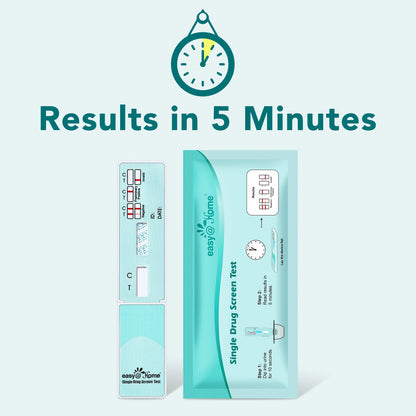 Easy@Home Marihuana Urin-Drogentest-Kit [15er-Pack] - THC-Tests für den Heimgebrauch - Testkits zum Nachweis von Marihuana mit 50 ng/ml Cutoff-Grenzwert #EDTH-114