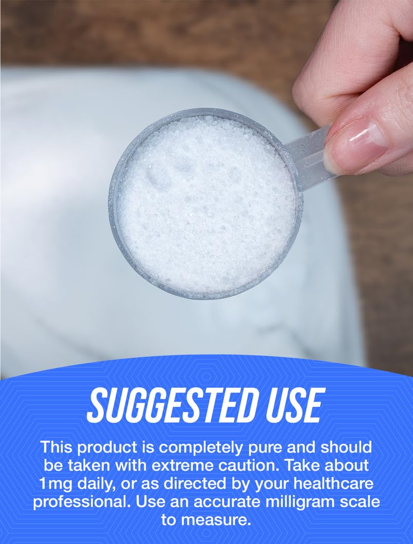 BulkSupplements.com Pure Biotin Powder - as Vitamin B7, Biotin Vitamins for Hair, Skin and Nails - Gluten Free, 1mg per Serving, 1kg (2.2 lbs) (Pack of 1)