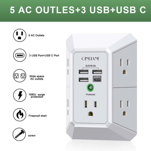 Wall Charger and Surge Protector: A Game-Changer for Your Home, Office, or Travel Needs
