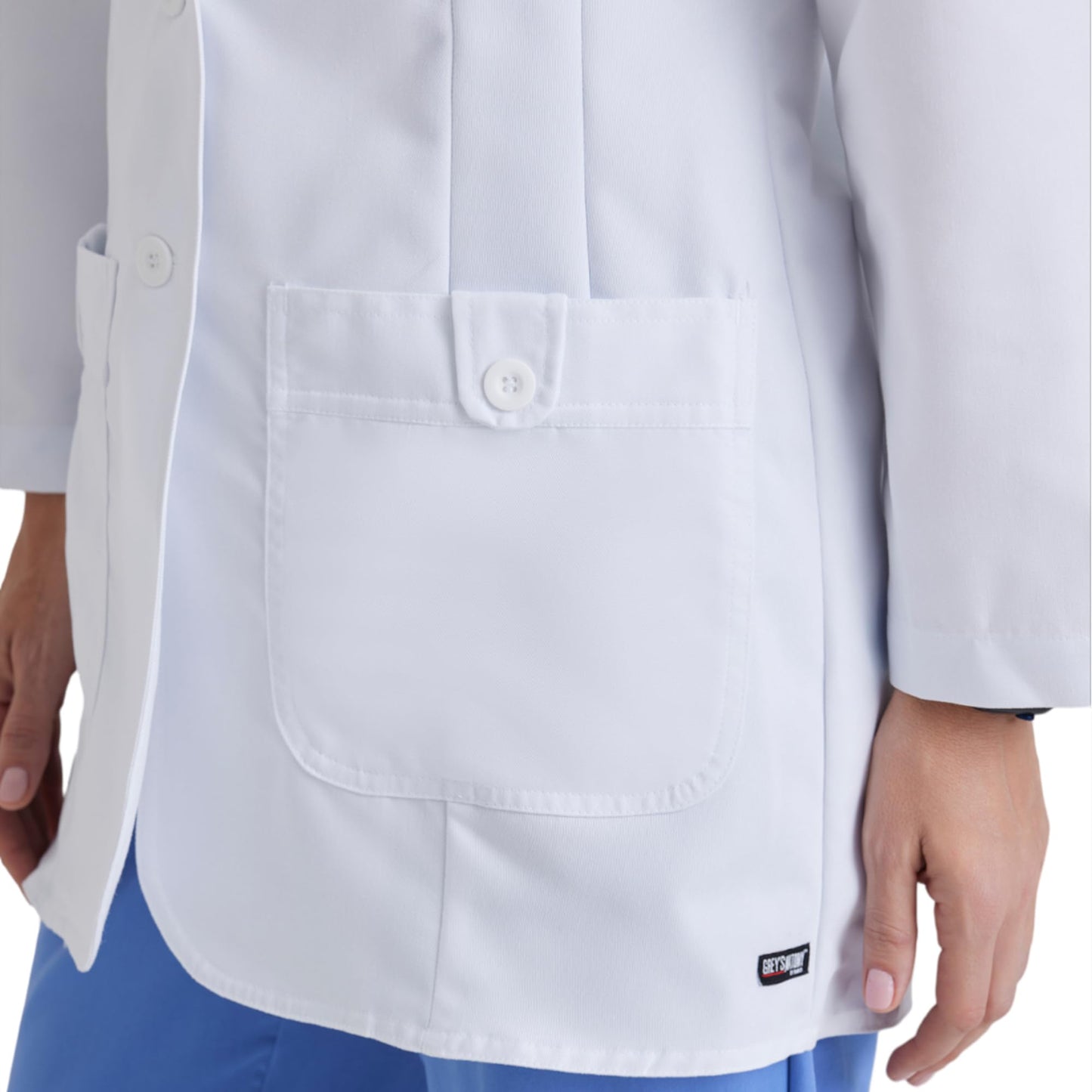 Grey's Anatomy Women's 32 Inch Two Pocket Fitted Lab Coat