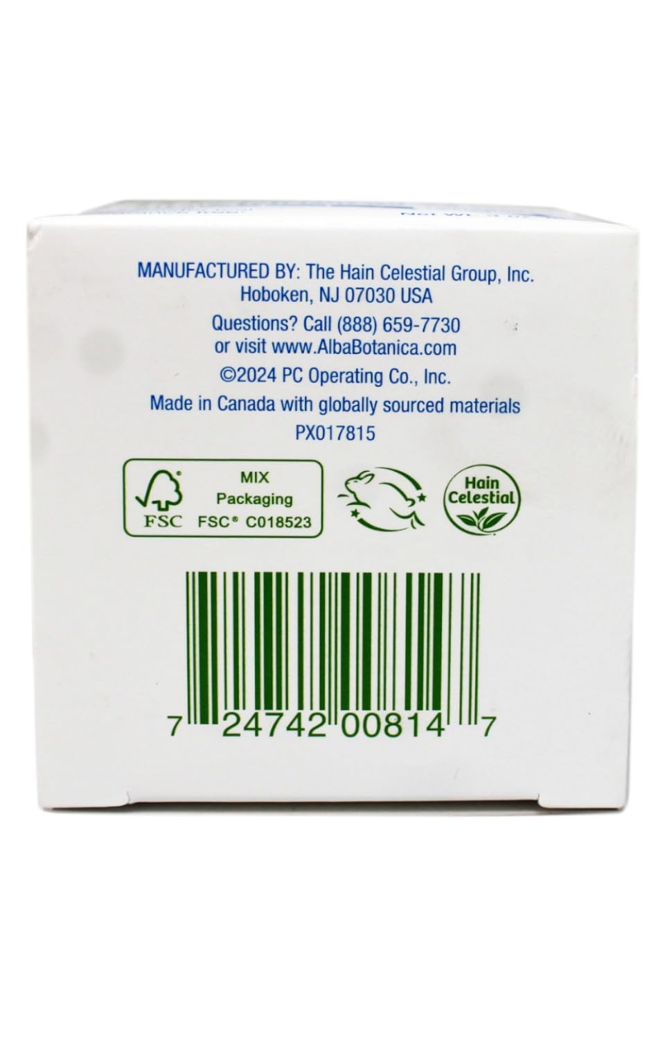 Alba Botanica Hawaiian Moisture Cream, Soothing Jasmine & Vitamin E 3 oz (Pack of 6)