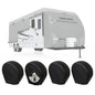 Umbrauto Class C RV Cover Fits 29-32’, Class C Motorhome Camper Cover, Heavy Duty 7 Layers Top Windproof Breathable RV Cover with 3Pcs Extra Straps, Adhesive Repair Patches, 6 Gutter Covers