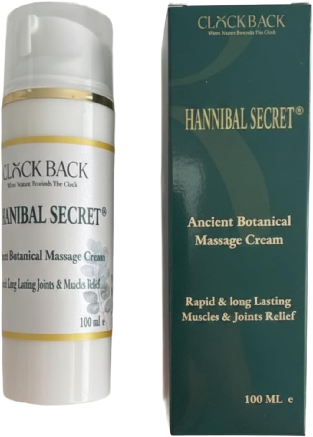 Fast Recovery Muscle & Joint Massage Cream - Hannibal’s Secret® (100ml) -Professional-Grade Clean Ingredients - Maximum Potency Elite Muscle Rub Luxury Joint Relief for Senior’s Wear & Tear –