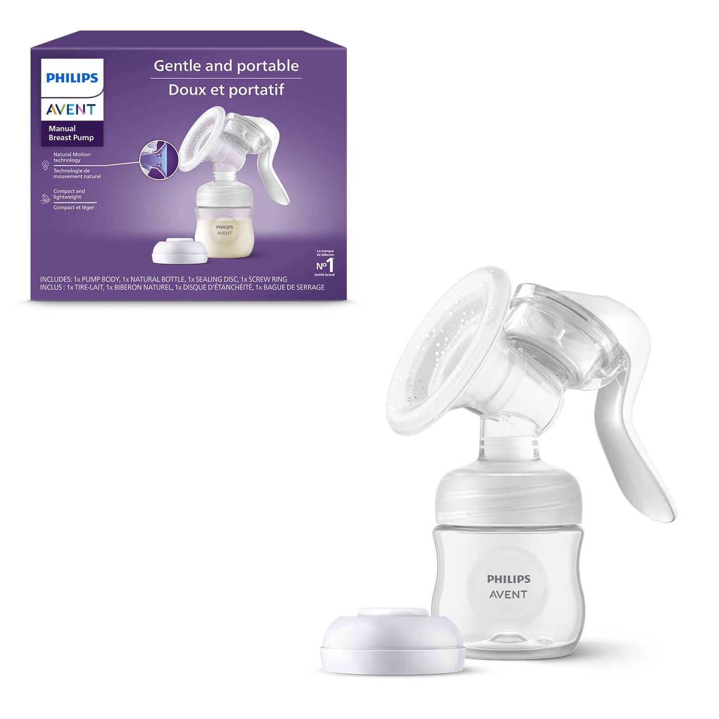 Philips Avent Double Electric Breast Pump - Electric Breast Pump, Hospital Strength, with Travel Bag and Pouch, SCF393/82