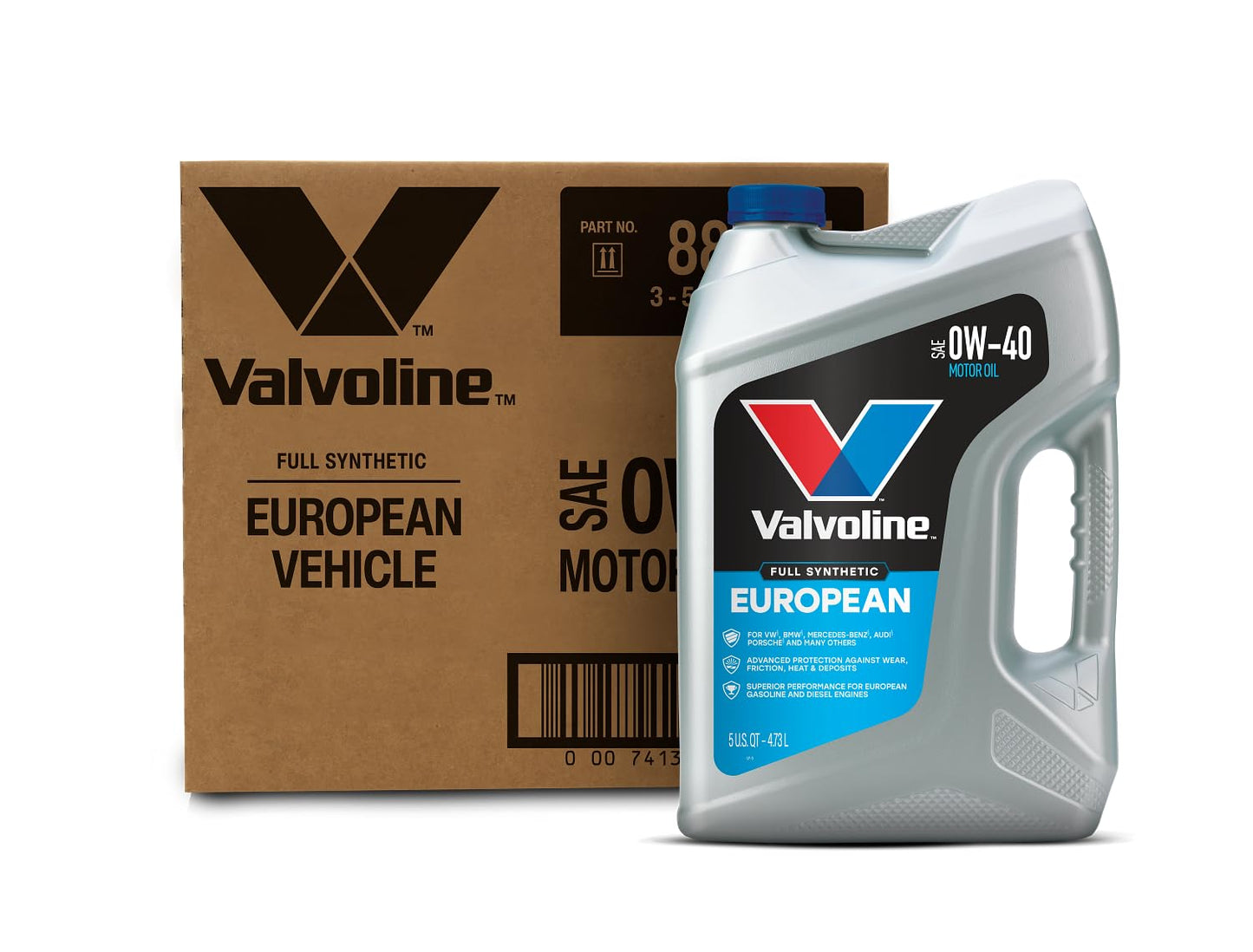 Valvoline Advanced Full Synthetic SAE 0W-20 Motor Oil 5 QT