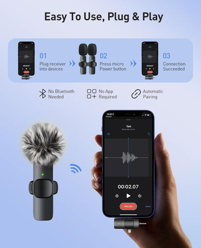 MENERESAS 3-in-1 Mini Microphone for iPhone: A Game-Changer for Content Creators
