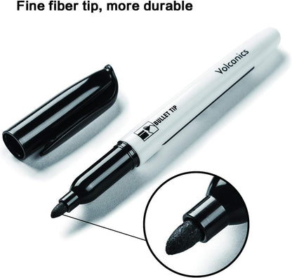 Dry Erase Markers Low Odor Fine Whiteboard Markers Thin Box of 12，10 Colors