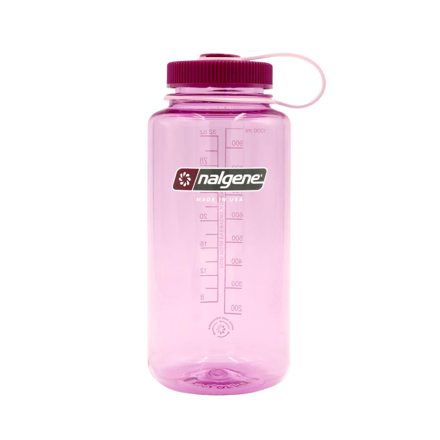 Nalgene 32 oz Wide Mouth Water Bottle | BPA-Free, Durable & Leak Proof, Lightweight Bottle for Hiking & Gym, Work & Travel