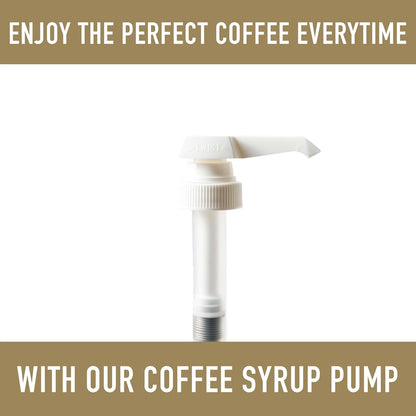 Matteo's Kaffeesirup-Pumpenspender, Flaschenpumpen für Sirup, Skinny Sirup-Pumpe für 750ml Flaschen – Perfekter Sirupspender und Getränkepumpe für die Kaffeebar (1er-Pack)