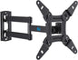 Pipishell Full Motion TV Wall Mount for 26-65 inch Flat or Curved TVs up to 77 lbs, TV Bracket Wall Mount with Articulating Arms, Extension, Tilt, Swivel, Leveling, Max VESA 400x400mm, PIMF7