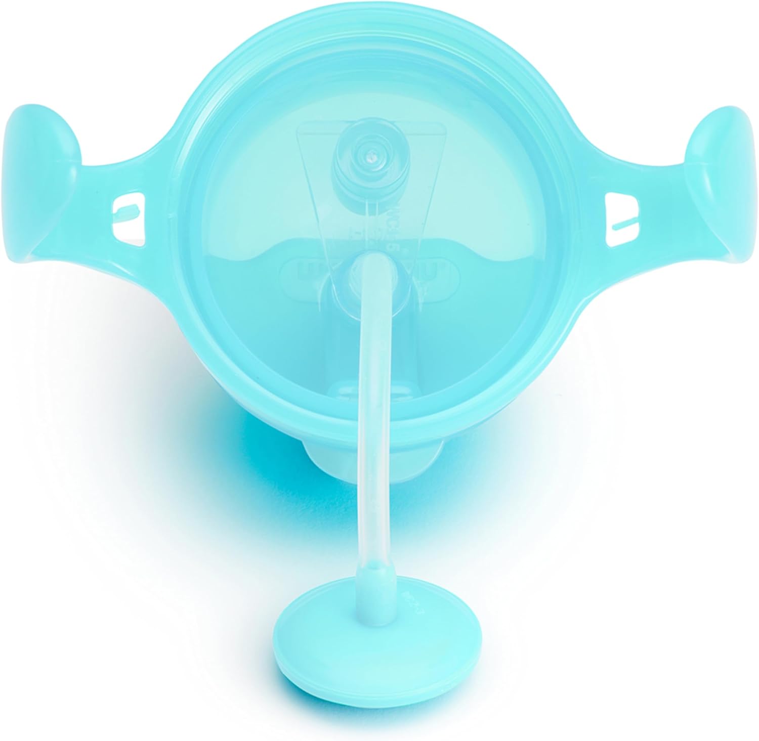 Munchkin Any Angle Click Lock Weighted Straw Trainer Cup, 7 Oz, 1 Pack, Blue