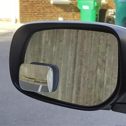 Ampper Blind Spot Mirror, 2" Round HD Glass Frameless Convex Rear View Mirror, Pack of 2