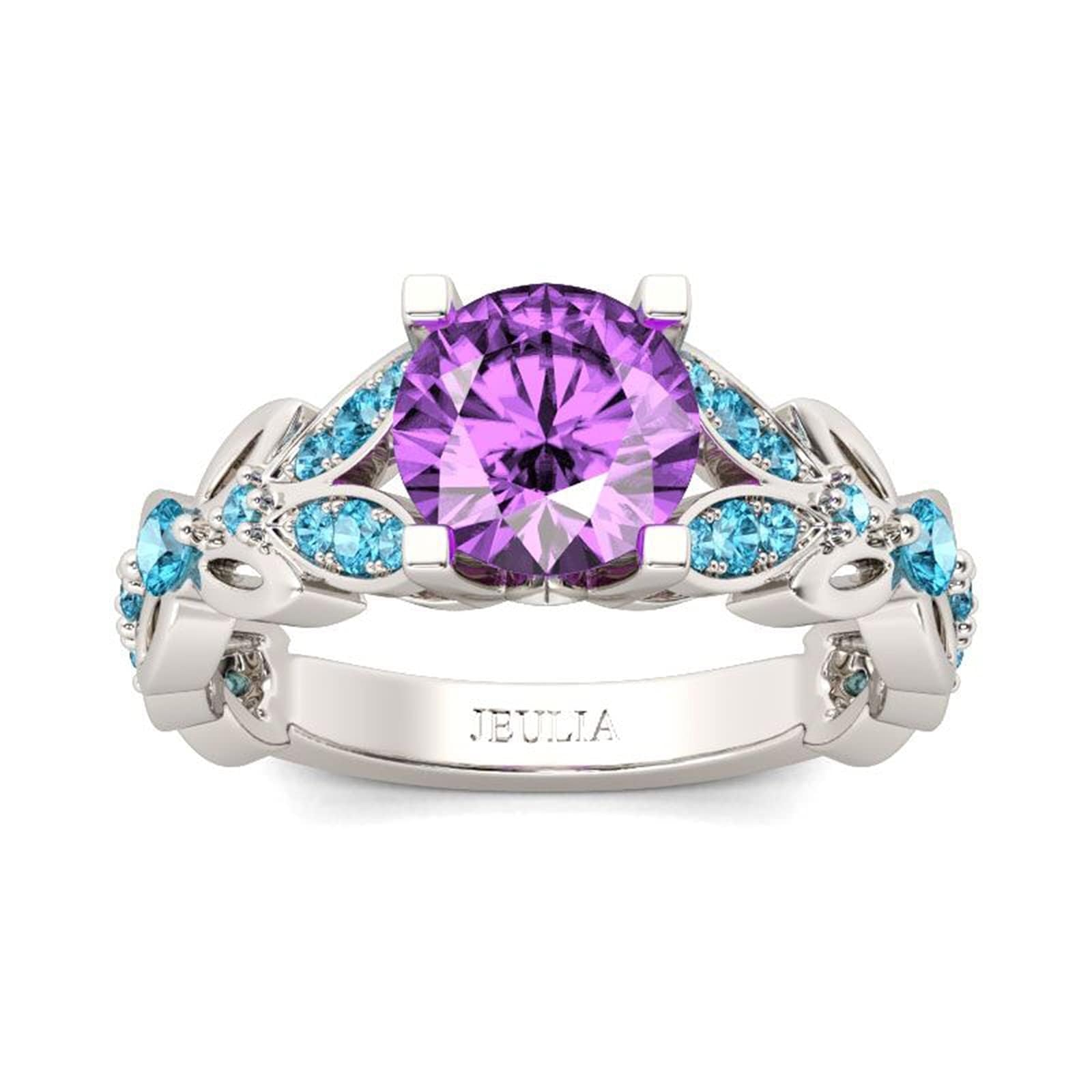 4.3 Carat Butterfly Ring 925 Sterling Silvers Crystal Ring Topaz Rings Bridal Rings Set for Women Wedding Engagement Promise With Jewelry Box