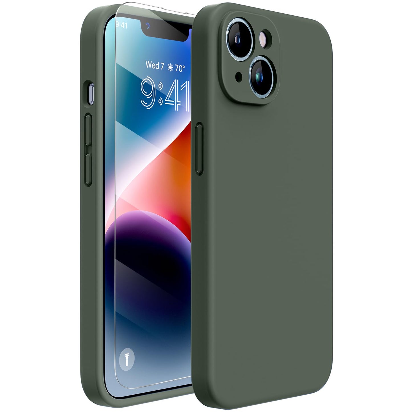 Miracase Magnetic for iPhone 17 Pro Case, Compatible with MagSafe, Integrated Silicone Camera Control Cover, 3.0mm Thicken Shockproof Drop Protection Phone Case for 17 Pro,Dark Blue