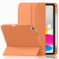 iMieet Case for iPad (A16)/iPad 10th Generation [11-Inch 2025/10.9 Inch 2022], Trifold Stand Smart Cover with Pencil Holder and Soft TPU Back, Supports Touch ID(Black)