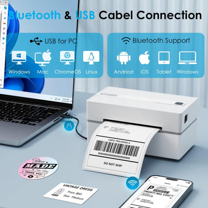 KNAON Bluetooth Thermal Shipping Label Printer Review