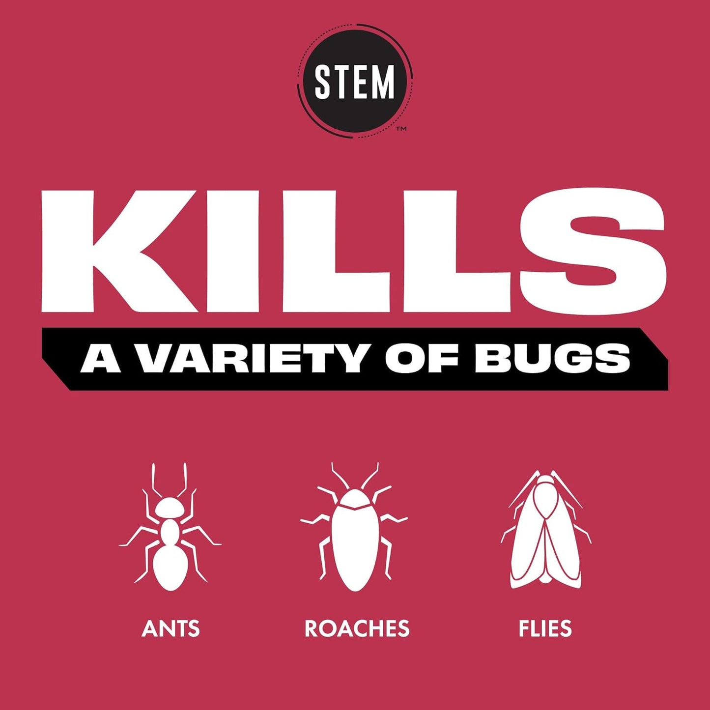 Stem Kills Ants, Roaches And Flies: Plant-Based Active Ingredient Bug Spray