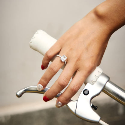 EAMTI 3CT 925 Sterling Silver Engagement Rings: A Timeless Promise