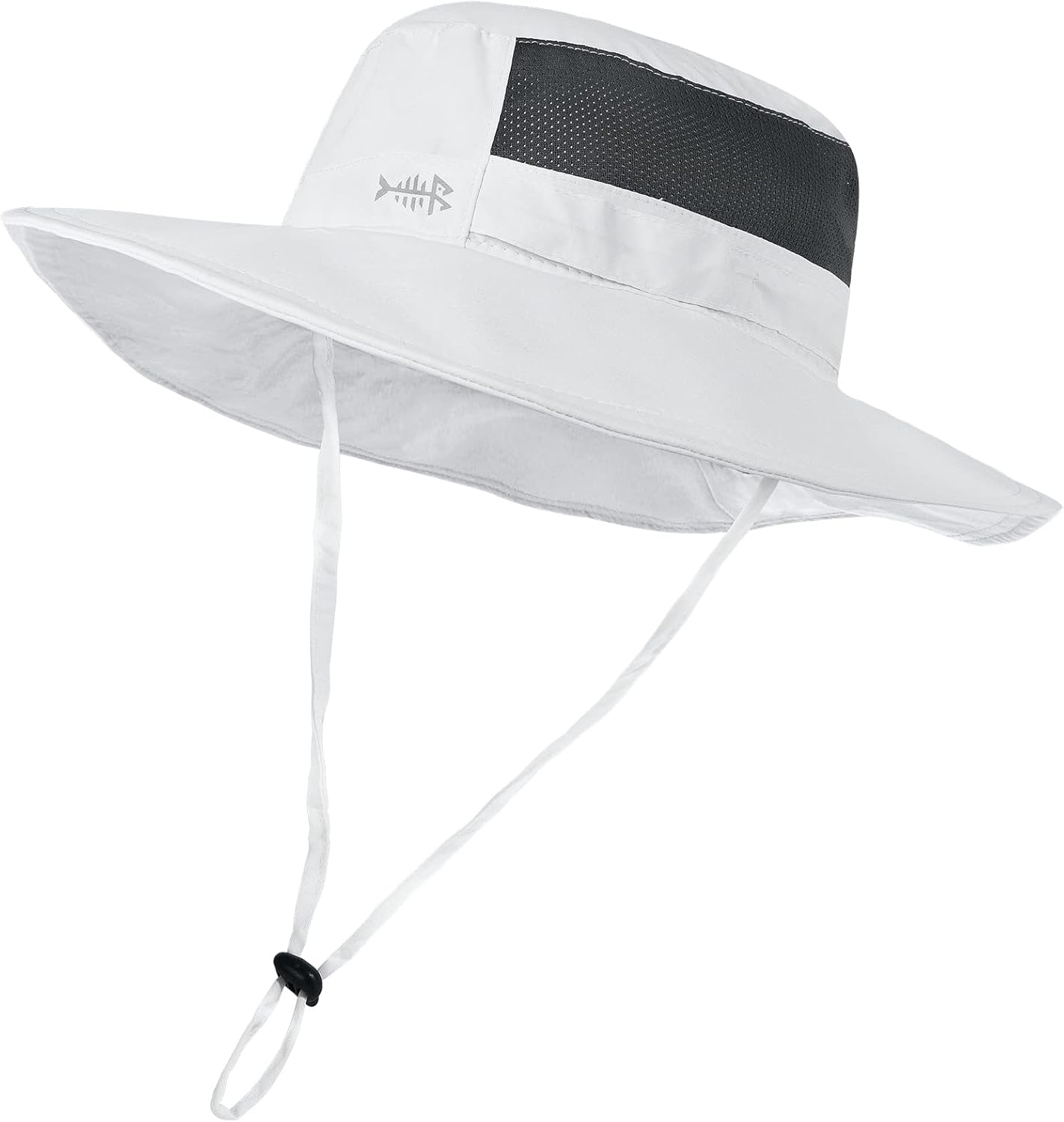 Bassdash UPF 50+ Sonnenhut zum Angeln, wasserabweisend, mit abnehmbarem Nackenschutz, große Größe
