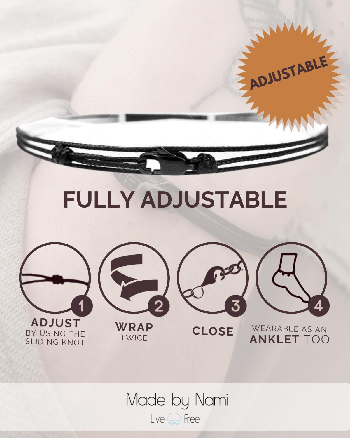 Made by Nami Nautical Rope Bracelet for Men: A Durable and Stylish Accessory