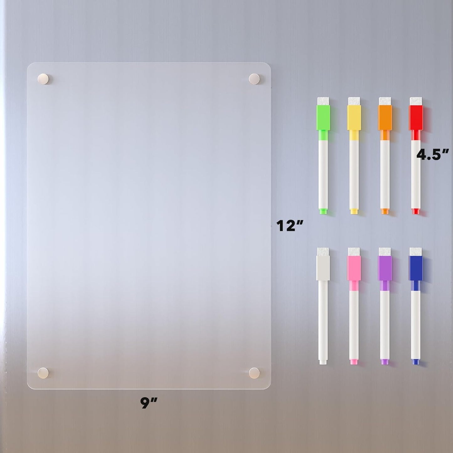 Neatsure Acrylic Magnetic Dry Erase Board - A Stylish and Functional Addition to Your Fridge