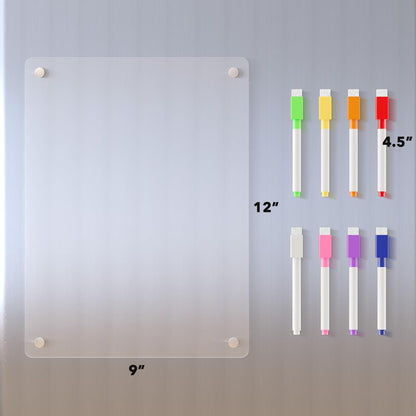 Neatsure Acrylic Magnetic Dry Erase Board - A Stylish and Functional Addition to Your Fridge