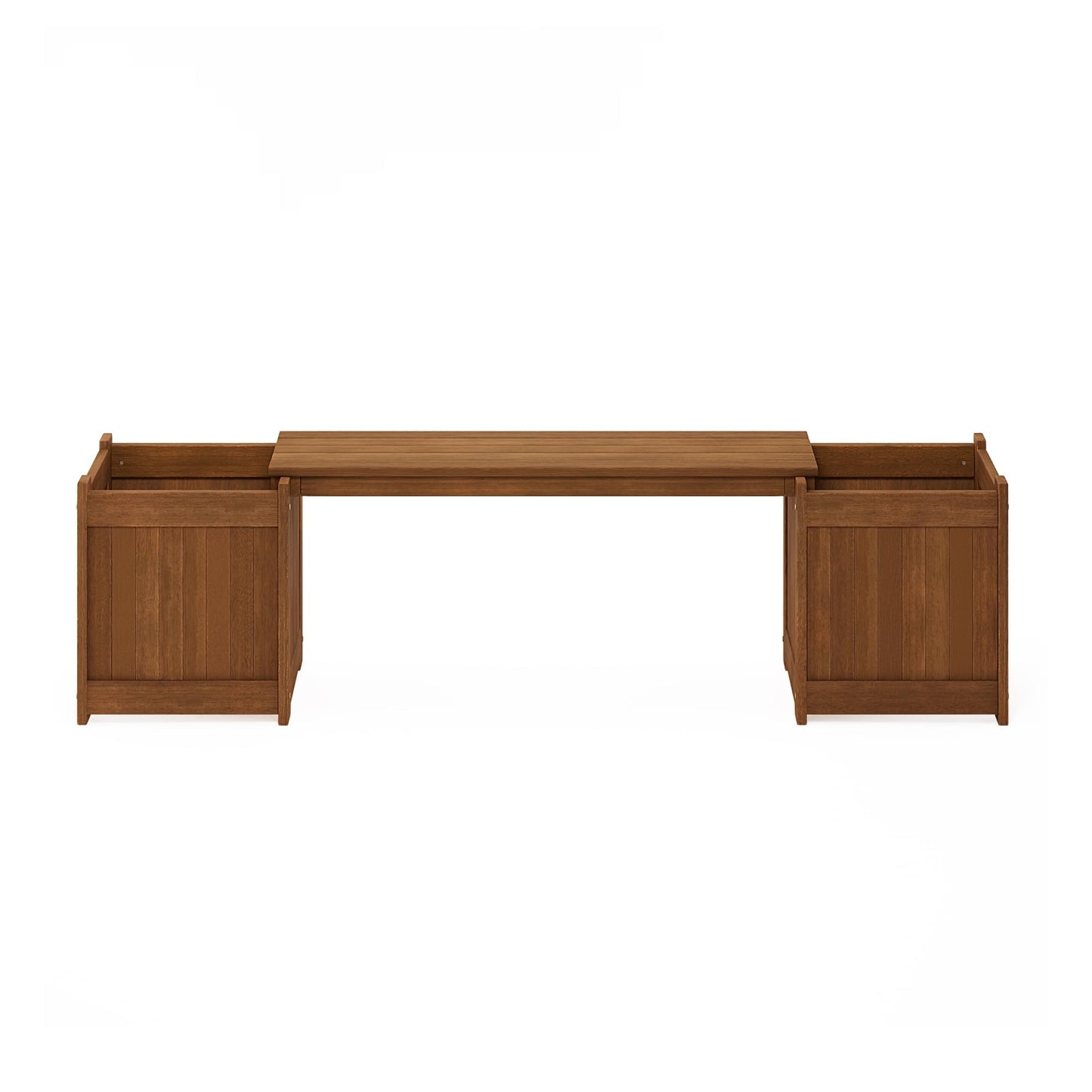 Furinno FG17478 Tioman Outdoor Patio Furniture Hardwood Potting Bench, Natural