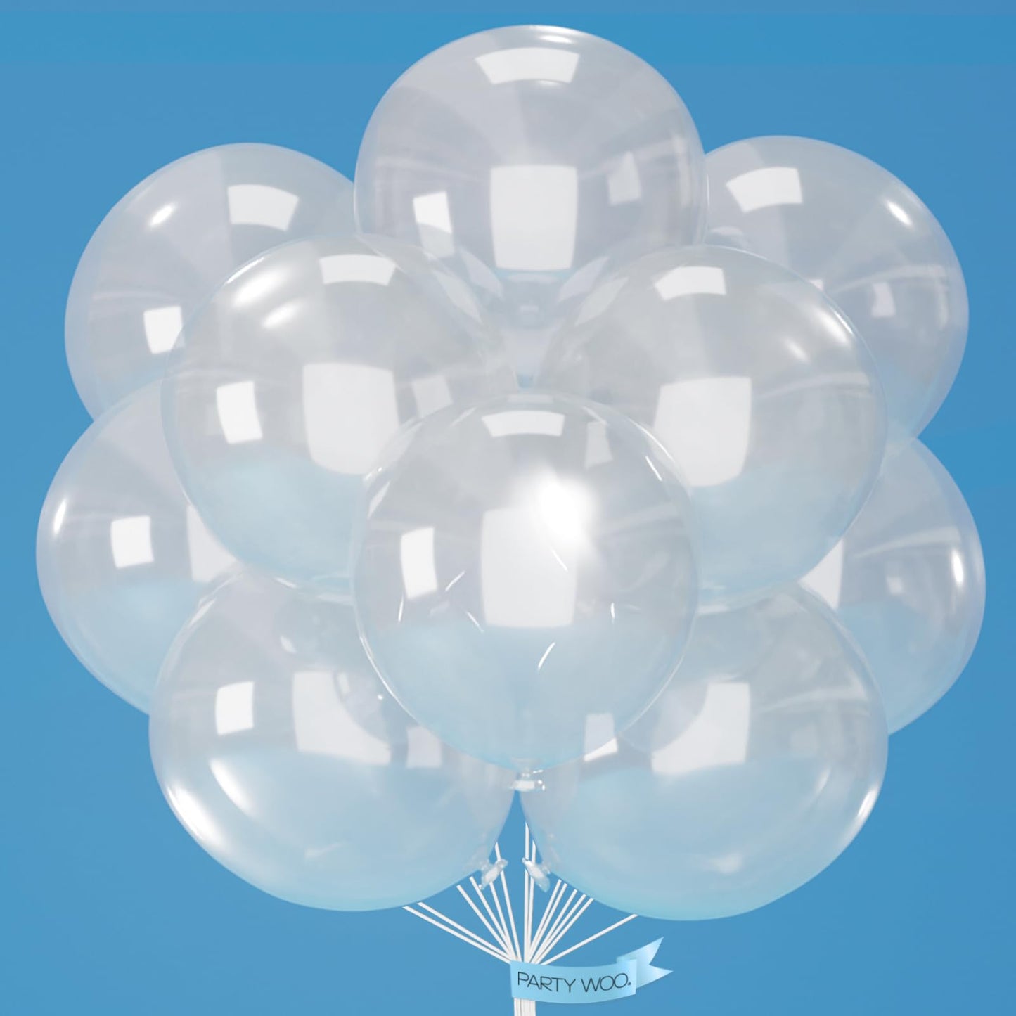 PartyWoo White Balloons 155pcs Different Sizes Pack of 18 12 10 5 Inch Matte White Latex Balloon Arch Kit Garland for Wedding Bridal Graduation Baby Shower Birthday Party Decorations White-Y13