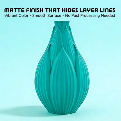 Polymaker Panchroma Mattes PLA Filament, Holzkohlschwarz 1.75mm 1kg 3D-Druck Filament, Früher Polyterra Matt, Passend für die meisten FDM 3D-Drucker, 1kg Spule (2.2lbs)