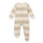Burt's Bees Baby Boys Sleep and Play Pajamas, 100% Organic Cotton, One-piece PJs, Diagonal Zip Up Loose Fit Footie