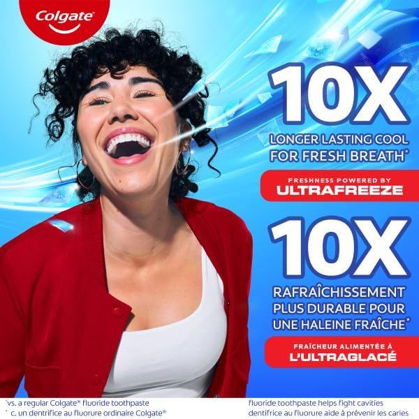 Colgate MaxFresh Cool Mint Gel Zahnpasta – Fluorid-Aufhellungsformel mit Zahnschmelzschutz für ein frisches, sauberes Lächeln – Zahnpasta für die tägliche Mundpflege 150ml, 3er-Pack
