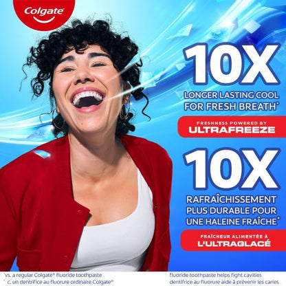 Colgate MaxFresh Cool Mint Gel Zahnpasta – Fluorid-Aufhellungsformel mit Zahnschmelzschutz für ein frisches, sauberes Lächeln – Zahnpasta für die tägliche Mundpflege 150ml, 3er-Pack