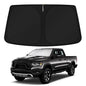 KUST Windshield Sun Shade for 2017-2026 Tesla Model Y/Model 3 Sunshade Accessories (Fit 2025-2026 Model Y Juniper / 2024 Model 3 Highland) Upgraded Foldable Sunshade, Blocks UV Rays Keep Car Cool