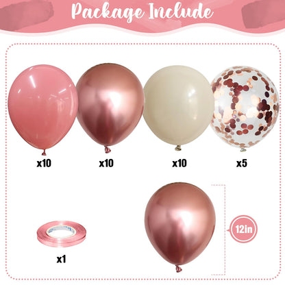 Pastellrosa und lilafarbene Ballons, 12-Zoll-Metallic-Lila-Flieder-Pink-Konfetti-Ballon-Set für Mädchen, Frauen, Kpop, Schmetterling-Geburtstag, Babyparty, Brautparty, Hochzeit, Prinzessin, Disco, Musikparty-Dekorationen