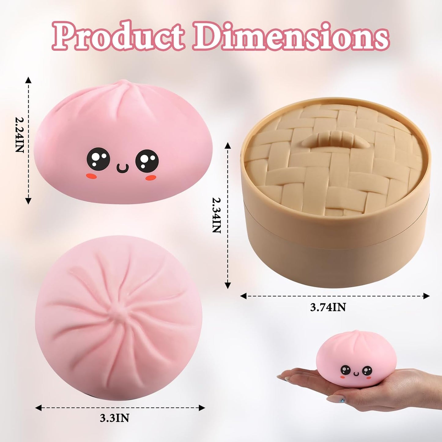 Dumpling Squishy Stress Ball: A Cute Way to Relieve Anxiety