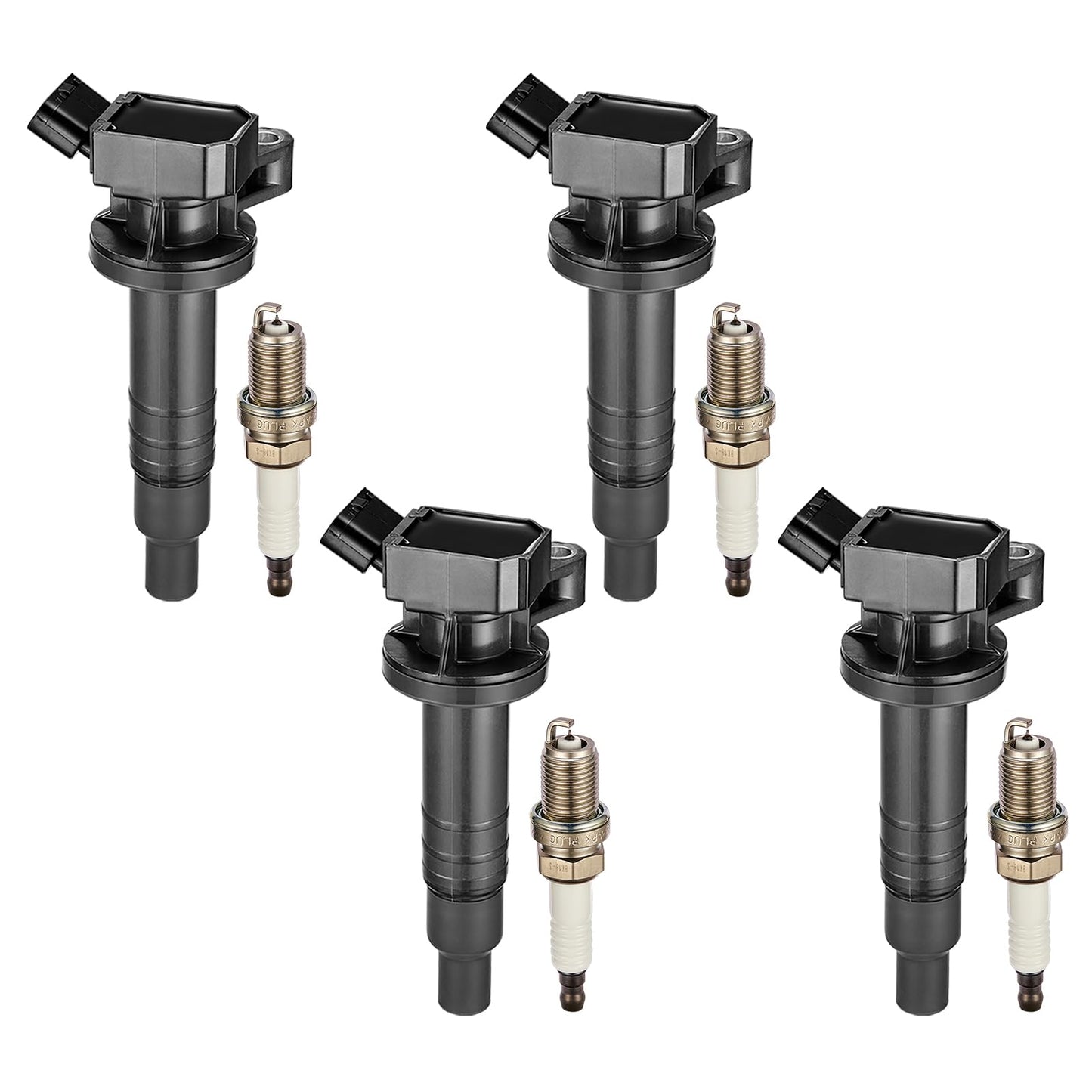 BDFHYK Ignition Coil Pack UF648 and Iridium Spark Plug 97390 Compatible with Jeep Grand Cherokee 2011-2015 Jeep Wrangler Dodge Charger Grand Caravan 2016 Chrysler 200 300 Jeep Coil Pack 3.6L Set of 6