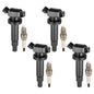 BDFHYK Ignition Coil Pack UF648 and Iridium Spark Plug 97390 Compatible with Jeep Grand Cherokee 2011-2015 Jeep Wrangler Dodge Charger Grand Caravan 2016 Chrysler 200 300 Jeep Coil Pack 3.6L Set of 6
