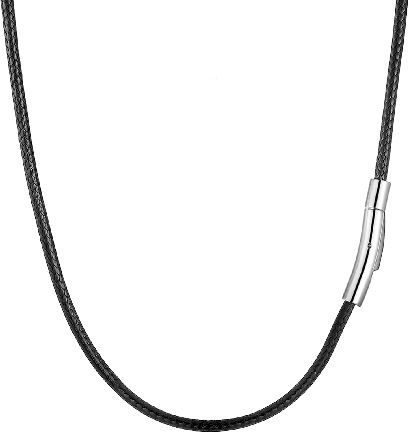 28.0 InchesBlack 3mm With 5mm Clasp