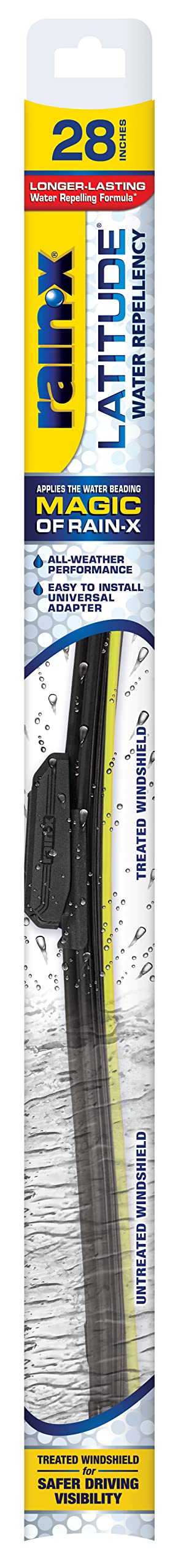 Rain-X 810363 Repellency Water Repellent Wiper Blades, 22" Windshield Wipers (Pack of 2), All Weather Streak-Free for Enhanced Visibility w/Water Repellency Formula [Amazon Exclusive]