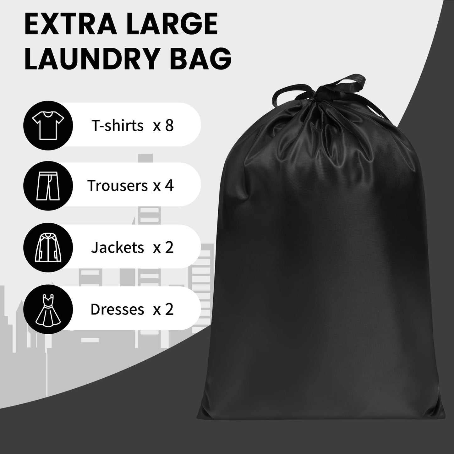 BAGAIL 8er Set Packwürfel Gepäckorganizer für Reisezubehör