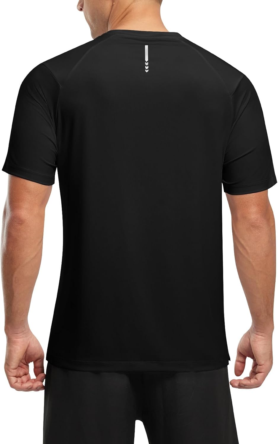 Rdruko Herren Kurzarm Trainingsshirts – Trockene Passform – Feuchtigkeitstransportierend – Für Laufen, Fitnessstudio, aktiven Sport